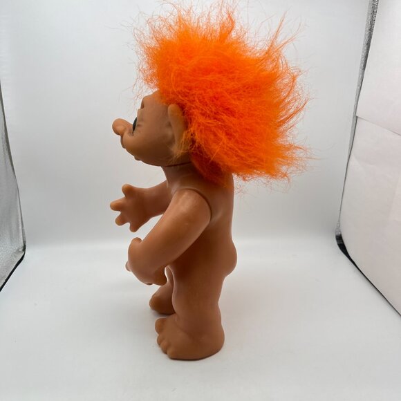Thomas Dam Norfin #604 Orange Hair Yellow Outfit Troll Doll LARGE - Picture 11 of 12